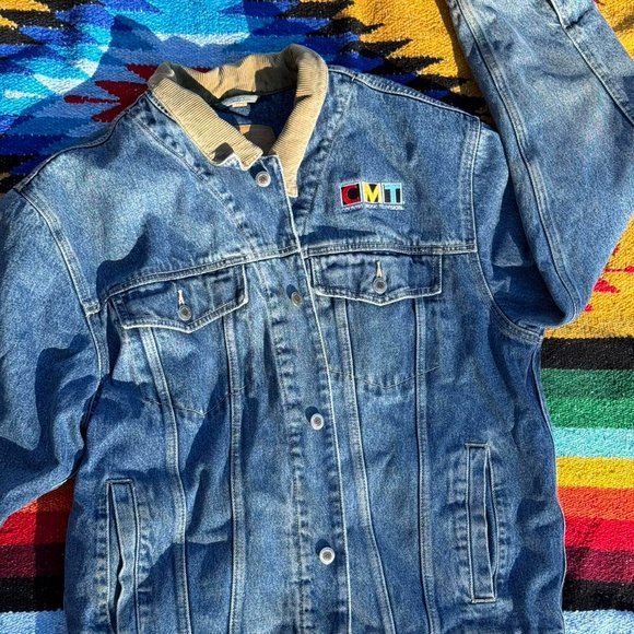 Vintage CMT Logo Denim Jacket - Picture 3 of 8